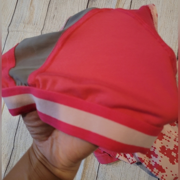 Nike •Size Medium• Dri-Fit Pink Digital Racerback Athletic Tank w/ Built in Bra - Picture 7 of 7